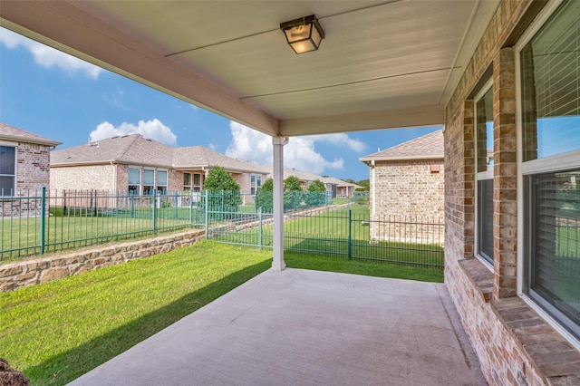 2111 Bentwater Ln, Frisco, TX 75036 - view of patio / terrace featuring a residential view