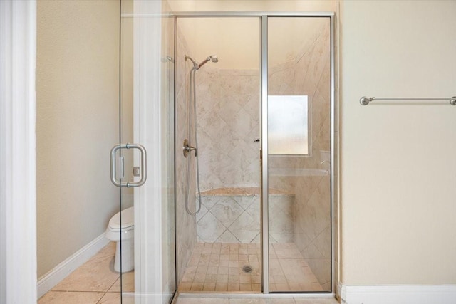 632 Fishback Cir, Plano, TX 75074 - bathroom featuring a shower stall and toilet