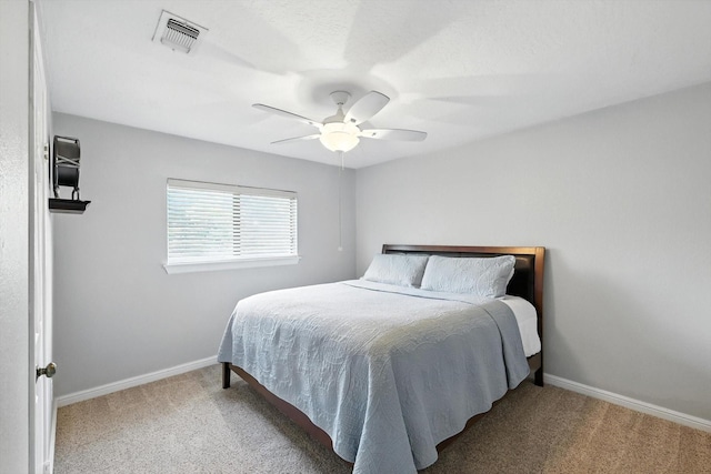 1227 Eaton Ln, Grapevine, TX 76051 - bedroom featuring carpet flooring and a ceiling fan