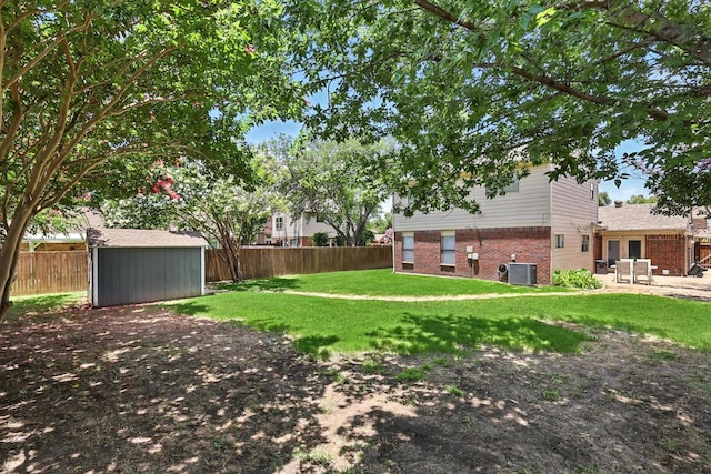 1227 Eaton Ln, Grapevine, TX 76051 - fenced backyard featuring a shed and a patio