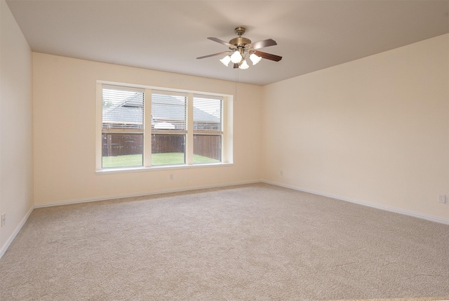 1220 Berkeley Dr, Burleson, TX 76028 - carpeted spare room featuring ceiling fan and baseboards