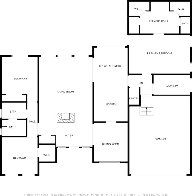 5205 Shady Springs Ct, Arlington, TX 76017 - view of property floor plan