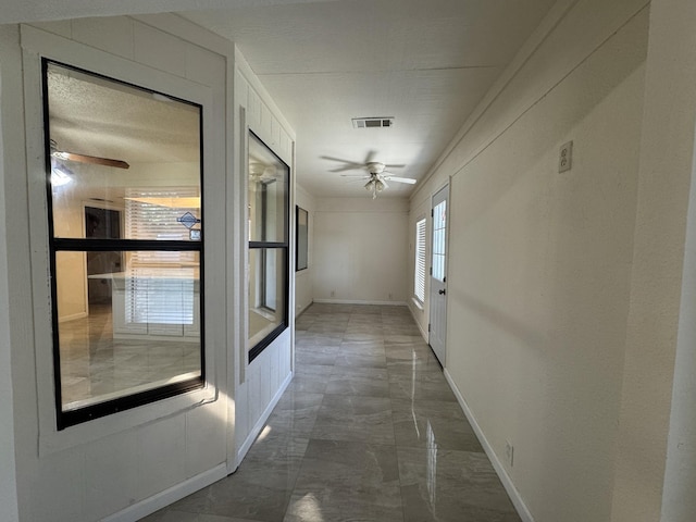 510 Betsy Ross Dr, Arlington, TX 76002 - corridor with baseboards and marble finish flooring