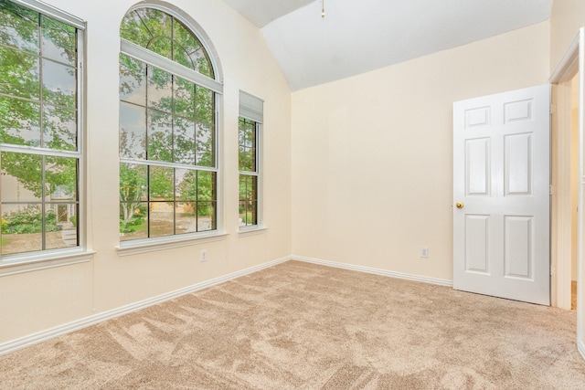 2248 Amy Ln, Plano, TX 75074 - empty room with carpet and lofted ceiling