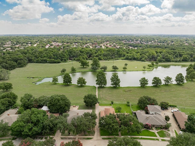 325 Los Santos Dr, Garland, TX 75043 - aerial view of residential area featuring a large body of water