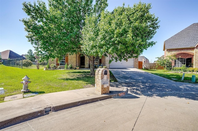 1201 Claire Ct, Burleson, TX 76028 - view of front facade featuring driveway, an attached garage, and brick siding