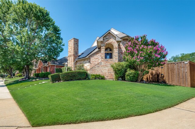 1409 Creekview Dr, Lewisville, TX 75067 - view of patio featuring a fire pit