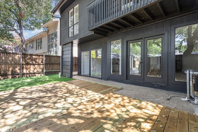4942 Thunder Rd, Dallas, TX 75244 - view of wooden terrace