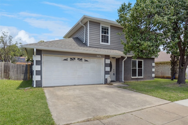 6569 Westridge Dr, Watauga, TX 76148 - traditional-style house featuring concrete driveway, brick siding, a garage, and a shingled roof
