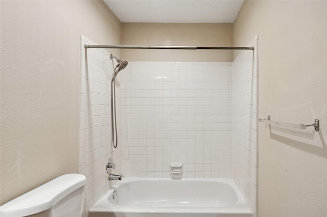 6569 Westridge Dr, Watauga, TX 76148 - bathroom with toilet and bathing tub / shower combination
