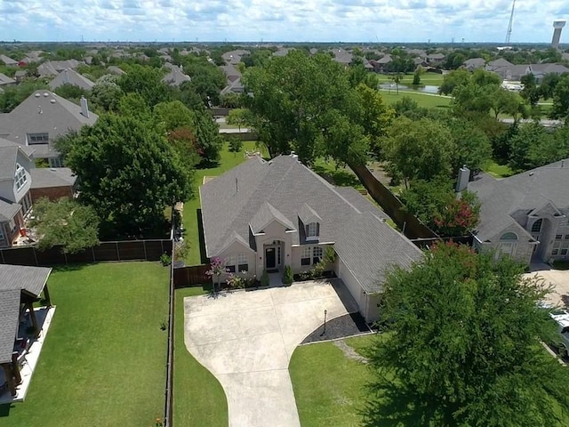 6218 Aspen Estates Dr, Sachse, TX 75048 - aerial perspective of suburban area with a large body of water