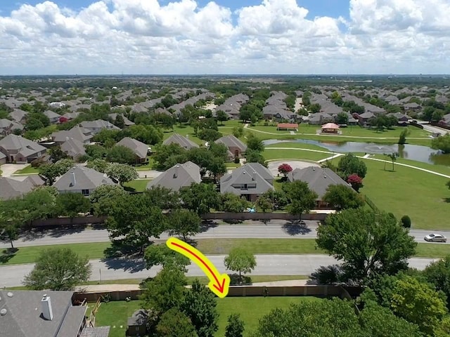 6218 Aspen Estates Dr, Sachse, TX 75048 - aerial view of residential area featuring a large body of water
