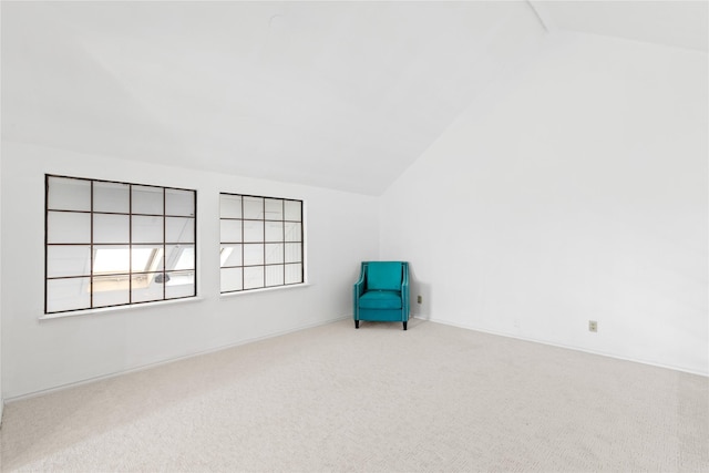 2707 Garden Springs Dr, Richardson, TX 75082 - unfurnished room with vaulted ceiling and carpet floors