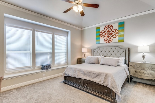 3300 Western Bluff Ct, Mansfield, TX 76063 - carpeted bedroom with ornamental molding and ceiling fan