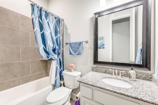 3300 Western Bluff Ct, Mansfield, TX 76063 - full bathroom with vanity and shower / tub combo with curtain