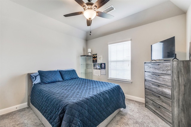 3300 Western Bluff Ct, Mansfield, TX 76063 - bedroom with carpet flooring, ceiling fan, and vaulted ceiling