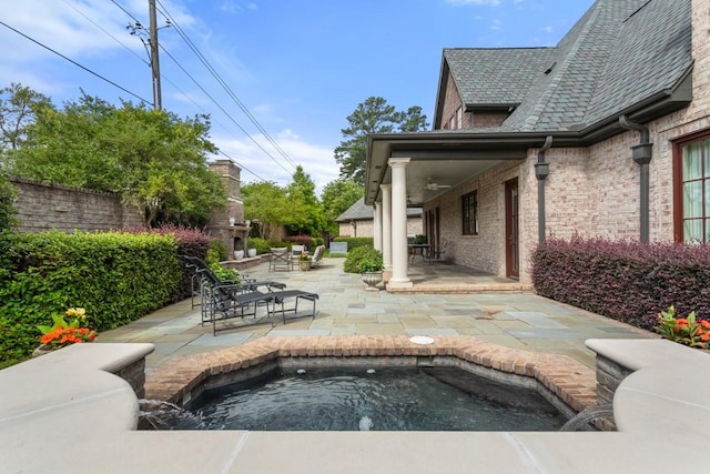 3048 Concord Pl, Tyler, TX 75701 - view of swimming pool with a patio