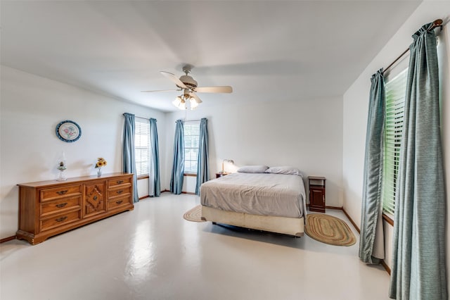 2917 Fladger St, Denton, TX 76207 - bedroom featuring ceiling fan and baseboards