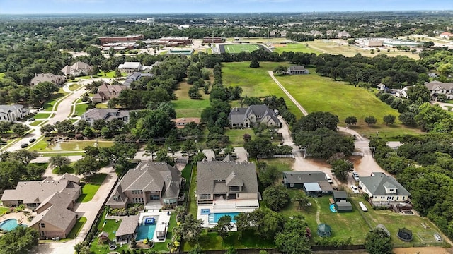320 W Highland St, Southlake, TX 76092 - aerial view of property's location featuring nearby suburban area and a pool