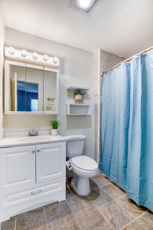 6005 Frontier Ln, Plano, TX 75023 - full bathroom featuring vanity and a shower with curtain
