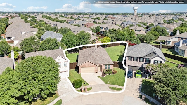 3900 Ironstone Ln, Mckinney, TX 75070 - aerial view of residential area