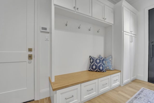 6819 Park Ln, Dallas, TX 75225 - mudroom featuring light wood-type flooring