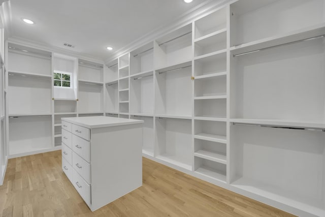 6819 Park Ln, Dallas, TX 75225 - spacious closet with light wood-type flooring