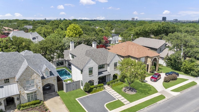 6819 Park Ln, Dallas, TX 75225 - aerial perspective of suburban area