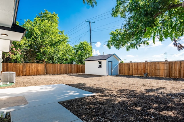 1105 Trellis Dr, Garland, TX 75040 - fenced backyard featuring a patio and a storage shed