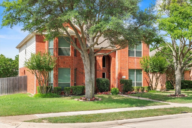 6749 Misty Hollow Dr, Plano, TX 75024 - view of front of home with brick siding