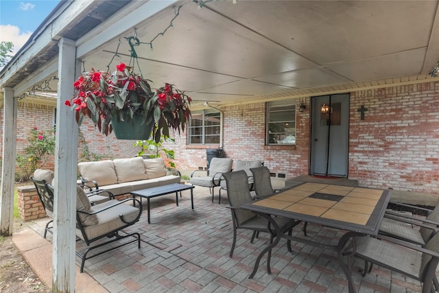 1714 O Pl, Plano, TX 75074 - view of patio featuring an outdoor living space
