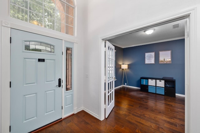 804 Wonder Way, Grapevine, TX 76051 - foyer featuring wood-type flooring and french doors