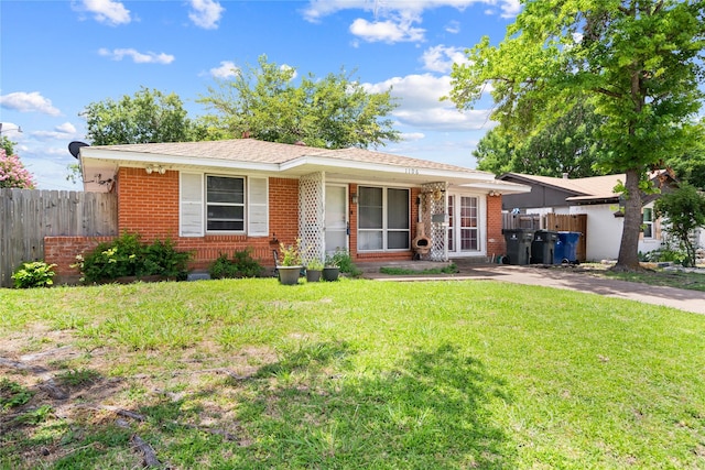 1106 Melrose St, Garland, TX 75040 - view of front facade with brick siding