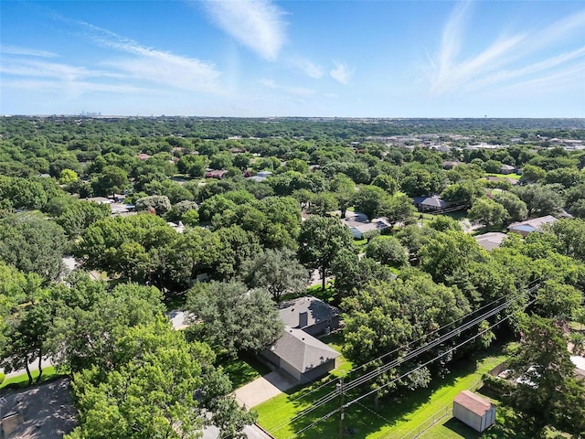 336 Davis Dr, Desoto, TX 75115 - aerial view of a heavily wooded area