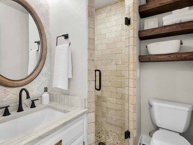 3813 Fall Wheat Dr, Plano, TX 75075 - bathroom with vanity and a shower stall