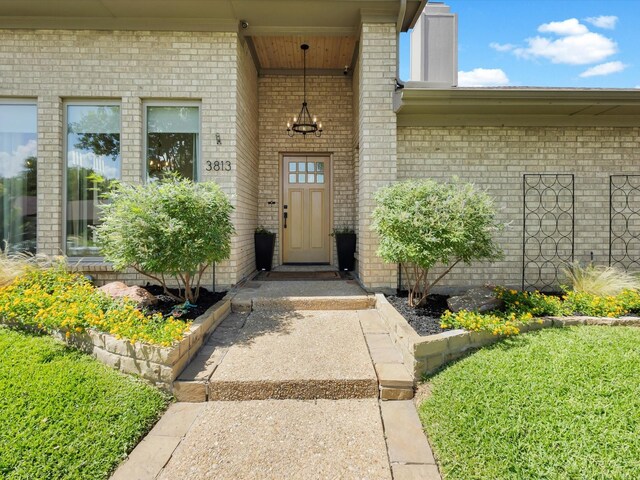 3813 Fall Wheat Dr, Plano, TX 75075 - entrance to property with brick siding