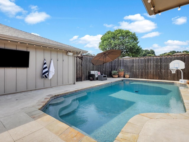3813 Fall Wheat Dr, Plano, TX 75075 - view of swimming pool featuring a patio