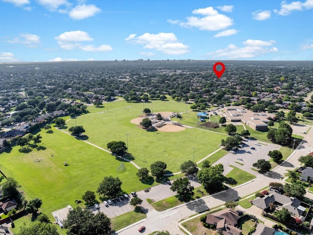 3813 Fall Wheat Dr, Plano, TX 75075 - aerial perspective of suburban area