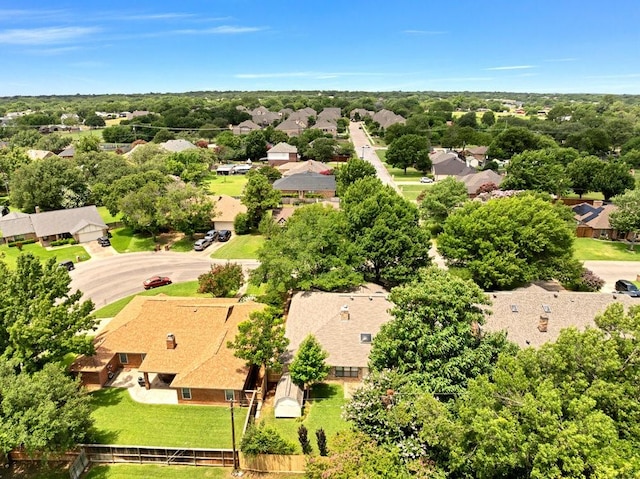 7254 Hialeah Cir W, North Richland Hills, TX 76182 - aerial perspective of suburban area featuring a tree filled landscape
