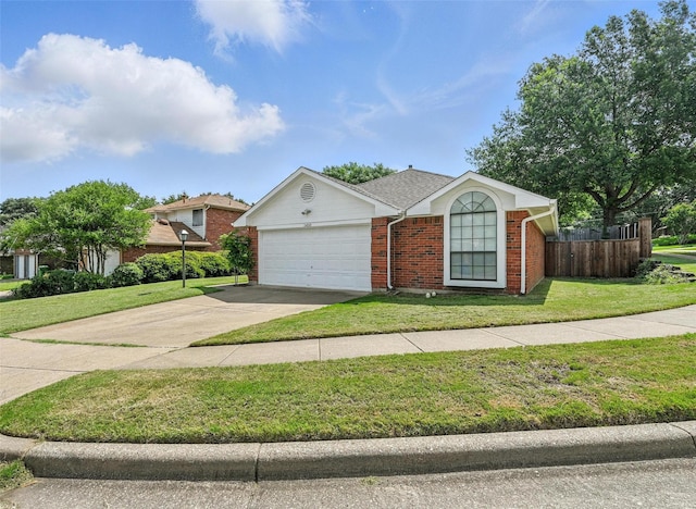 1450 Hampton Rd, Grapevine, TX 76051 - view of front of home featuring an attached garage, driveway, and brick siding