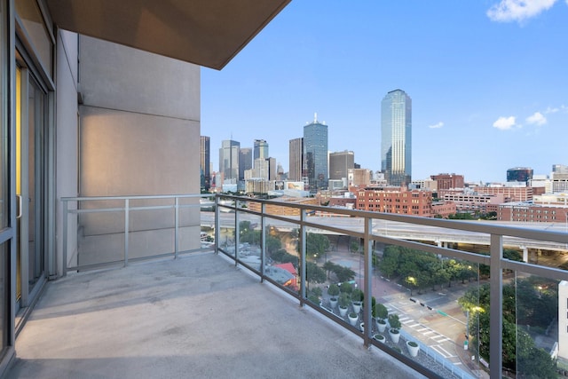 2200 Victory Ave Unit 1105, Dallas, TX 75219 - balcony with a skyline view
