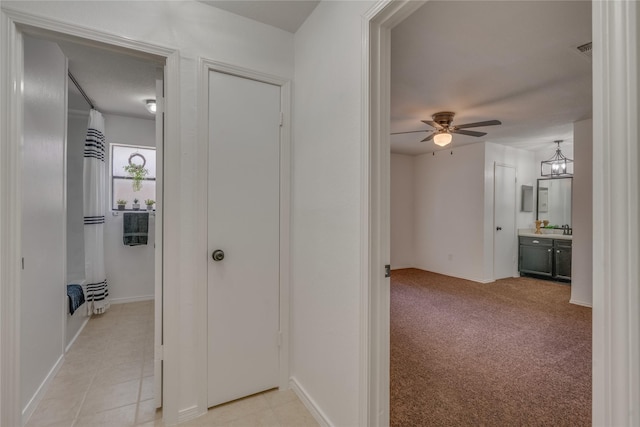 6516 Cliffside Dr, Edgecliff Village, TX 76134 - hall with baseboards