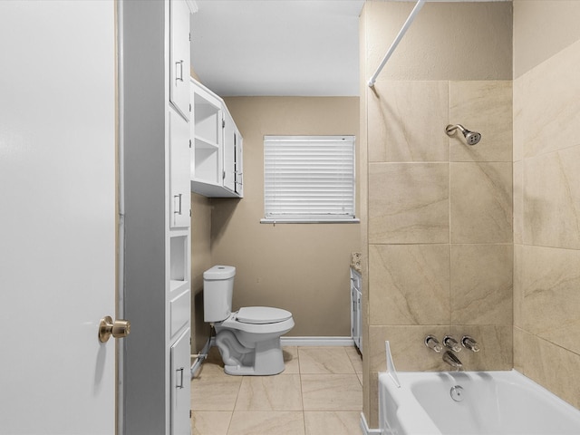 4108 Grand Lake Dr, Lake Worth, TX 76135 - bathroom with bathing tub / shower combination and tile patterned flooring