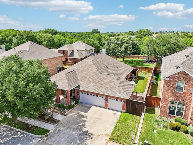 8700 Blacktail Trl, Mckinney, TX 75070 - view from above of property