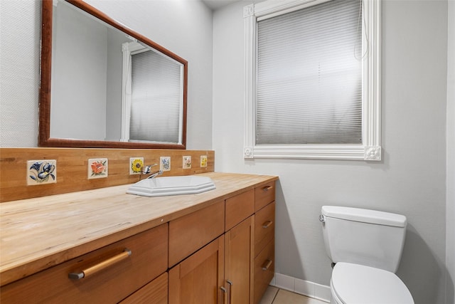 308 Westlane Cir, Woodway, TX 76712 - bathroom with vanity and tile patterned flooring
