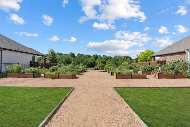 14845 Belclaire Ave, Aledo, TX 76008 - view of yard with a garden