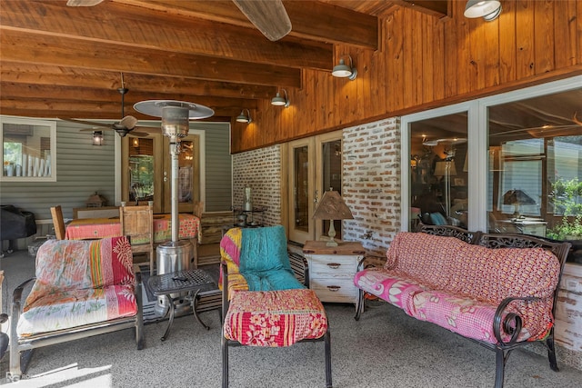 9900 Myrtis Texas Line Rd, Vivian, LA 71082 - view of patio / terrace featuring an outdoor hangout area