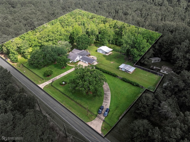 9900 Myrtis Texas Line Rd, Vivian, LA 71082 - aerial view of a forest