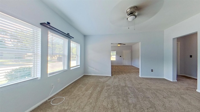 2700 S Jones St, Fort Worth, TX 76104 - unfurnished room featuring a ceiling fan and carpet