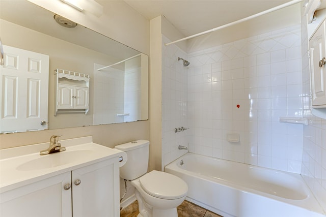 3000 Lambert Dr, Mesquite, TX 75150 - bathroom with vanity, shower / bathtub combination, and tile patterned floors